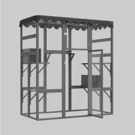 Wooden Wildcat Shelter Enclosure Wooden Wildcat Shelter Enclosure